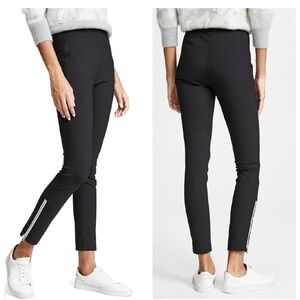 Rag & Bone Simone Black Contrast Zipper Pants - Size 00